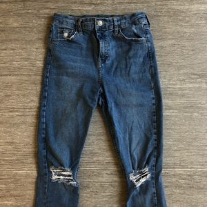 Topshop “Jamie” Medium Wash Skinny Jean